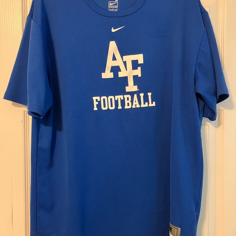 Air Force Falcons Football Men’s Nike Blue Shirt Size M